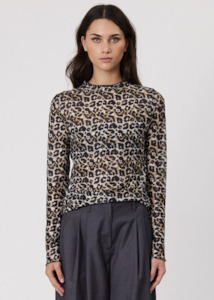 Remain: REMAIN Brydie Top - Leopard