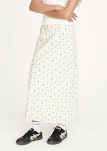 HUFFER Dawn Lila Midi Skirt - Butter