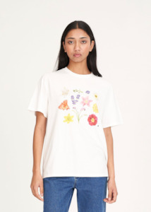 Womens: HUFFER Classic Tee 170/Botanical - Chalk
