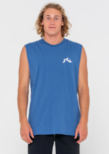 RUSTY Competition Muscle Tank - Delft Blue