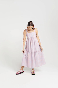 Thing Thing: THING THING Zigger Dress - Lilac Fuchsia
