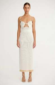 SIGNIFICANT OTHER Siobhan Midi Dress - Sand Splice