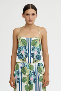 SIGNIFICANT OTHER Mariah Top - Hibiscus Tile