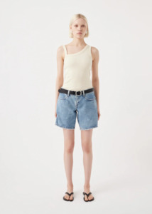 OUTLAND DENIM Kira Low Bermuda Shorts - Heirloom