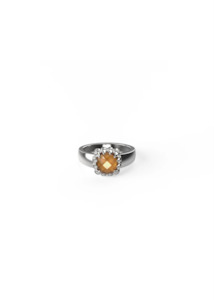 STOLEN GIRLFRIENDS CLUB Orange Citrine Baby Claw Ring - Stirling Silver