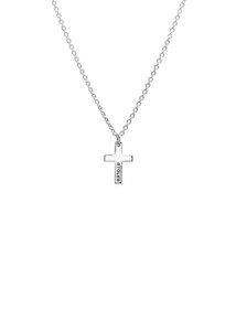 Stolen Girlfriends Club: STOLEN GIRLFRIENDS CLUB Cross Necklace - Sterling Silver