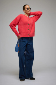 ARAMINTA JAMES Aime Cardigan - Coral