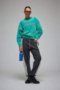Araminta James: ARAMINTA JAMES Hotel Paris Sweatshirt - Washed Ocean Green
