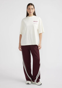 Ena Pelly: ENA PELLY Tennis Logo Tee - Cream