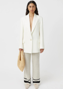 Camilla Marc: CAMILLA & MARC Reef Knit Pant - Cream/Black