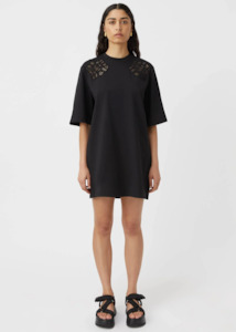 CAMILLA & MARC Caterina Applique Tee Dress - Black