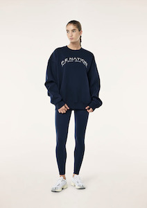 P.E NATION High Gate Full Length Legging - Dark Navy/Optic White