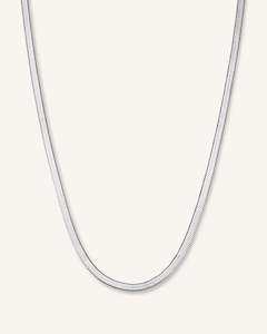 Rosefield: ROSEFIELD Snake Necklace - Silver