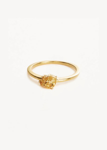 BY CHARLOTTE Kindred November Birthstone Ring - 18k Gold Vermeil