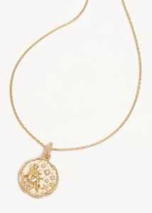 BY CHARLOTTE She Is Zodiac Sagittarius Necklace - 18k Gold Vermeil