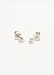 By Charlotte: BY CHARLOTTE Karma Stud Earrings - Stirling Silver