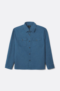BRIXTON Ash Denim L/S Overshirt - Denim