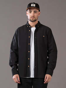 Just Another Fisherman: JUST ANOTHER FISHERMAN Anchorage Shirt - Black