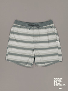 Just Another Fisherman: JUST ANOTHER FISHERMAN Water Column Shorts - Green Stripe