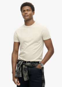 SUPERDRY Essential Logo T-Shirt - Oat Cream Marle