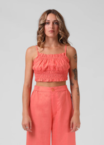 RPM Shell Crop - Washed Coral