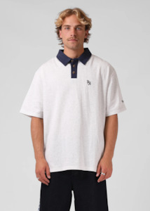 RPM Pro Polo - White Marl/Navy