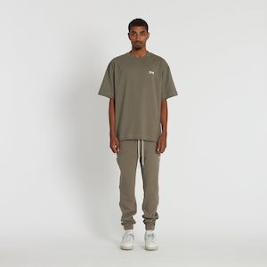Crate: CRATE Basic Script Superfleece Trackpants - Seagrass