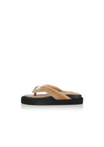 Alias Mae: ALIAS MAE Ana Slide - Fawn Shearling