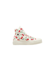 Converse: CONVERSE ALL STAR CT Lift Cherry On Hi - Egret/Red