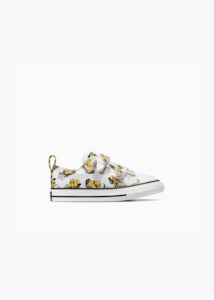 CONVERSE ALL STAR Infant CT Cons-Truction 2v Low Sneaker - White/Black/Yellow
