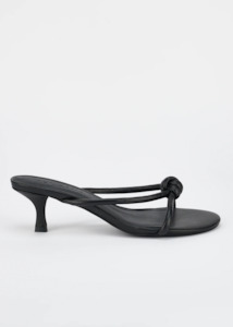 SOLSANA Antibes Mule - Black