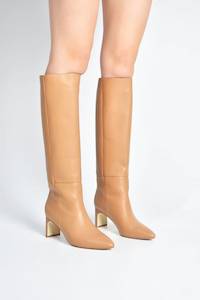 SOLSANA Sinna Knee High Boot - Tan