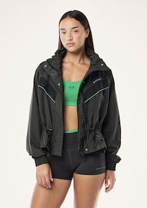 Activewear: P.E NATION Shelter Jacket - Caviar