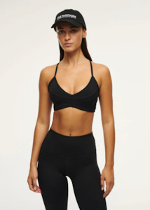 P.E NATION Overland 2 Sports Bra - Black