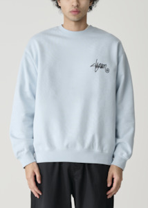 Crews: S DOUBLE Root Dots Crew - Washed Baby Blue