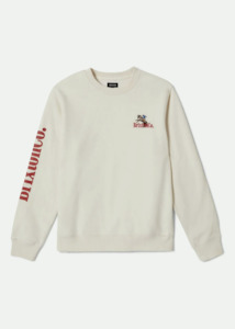 Crews: BRIXTON Inwood Crew - Egret White