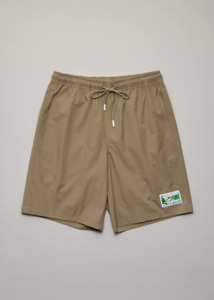 Mens: JUST ANOTHER FISHERMAN Casting & Mending Volley Shorts - Taupe