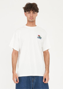 HUFFER Sup Tee 190/In Tents - Chalk