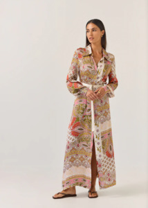 TUESDAY LABEL Mala Dress - Sunset Paisley