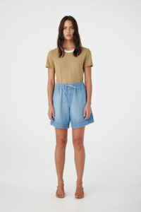 OUTLAND DENIM Eden Mid Short - Bluejay