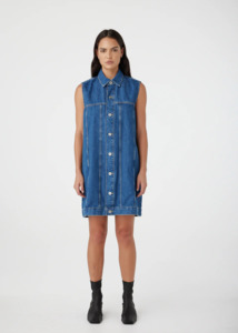 Outland Denim 1: OUTLAND DENIM Goldie Sleeveless Dress - Latitude