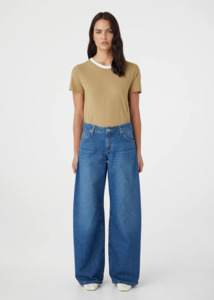 OUTLAND DENIM Melrose Mid Baggy Jean - Lattitude