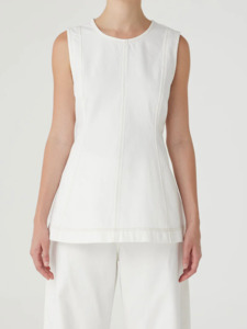 NOBODY DENIM Lucille Top - White