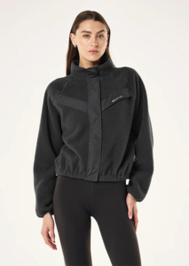 P E Nation: P.E NATION Shelter Sherpa Jacket - Smokestone