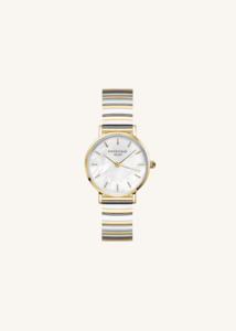 Rosefield: ROSEFIELD Small Edit Duotone Watch - Gold/Silver