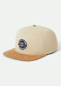 BRIXTON Oath III Snapback - Sand/Light Brown Corduroy
