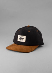JUST ANOTHER FISHERMAN Old Sea Dog Cap - Black/Brown
