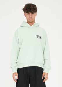 Hoodies: HUFFER Sub Crop Hood 350/Prime - Matcha