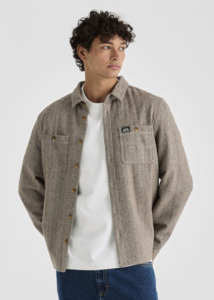 Jackets: LEE Worker Long Sleeve Shirt - Herringbone