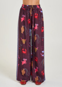 Pants: SUMMI SUMMI Wide Leg Pant - Zodiac Zoo